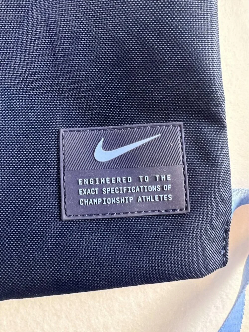 Nike North Carolina Tar Heels UNC Drawstring Backpack Gym Sack Navy Blue